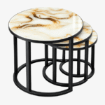 طاولات رخامية فاتحة